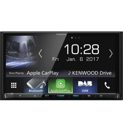 Multimedia player Kenwood DMX-7017DABS, 4x50W, FM, USB, Bluetooth, IPod/IPhone, Android, ecran de 7"