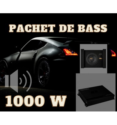 Pachet de bass de 1000W maxim